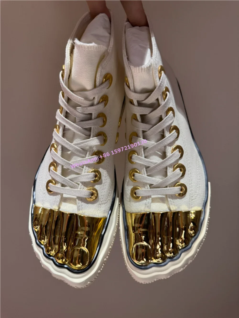 다섯 손가락 금속 발가락 부츠 혼합 색상 높은 증가 크 - Women'S Fashion Shoes 리뷰 및 가격
