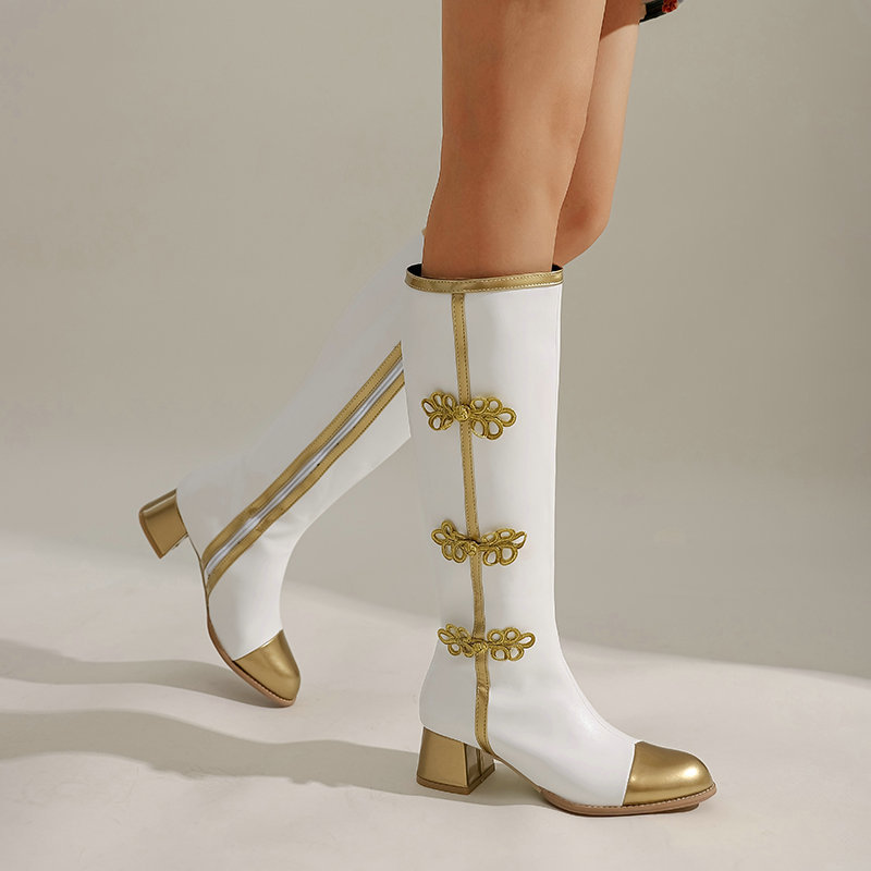 큰 사이즈 패션 무릎 높은 부츠 여성 Coss 놀이 신 - Women'S Fashion Knee High Boots 리뷰 및 가격