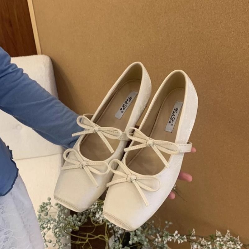 가을 시즌의 새로운 트렌드, 세련된 발레 슈즈, 부드러 - Women'S Fashion Shoes 리뷰 및 가격