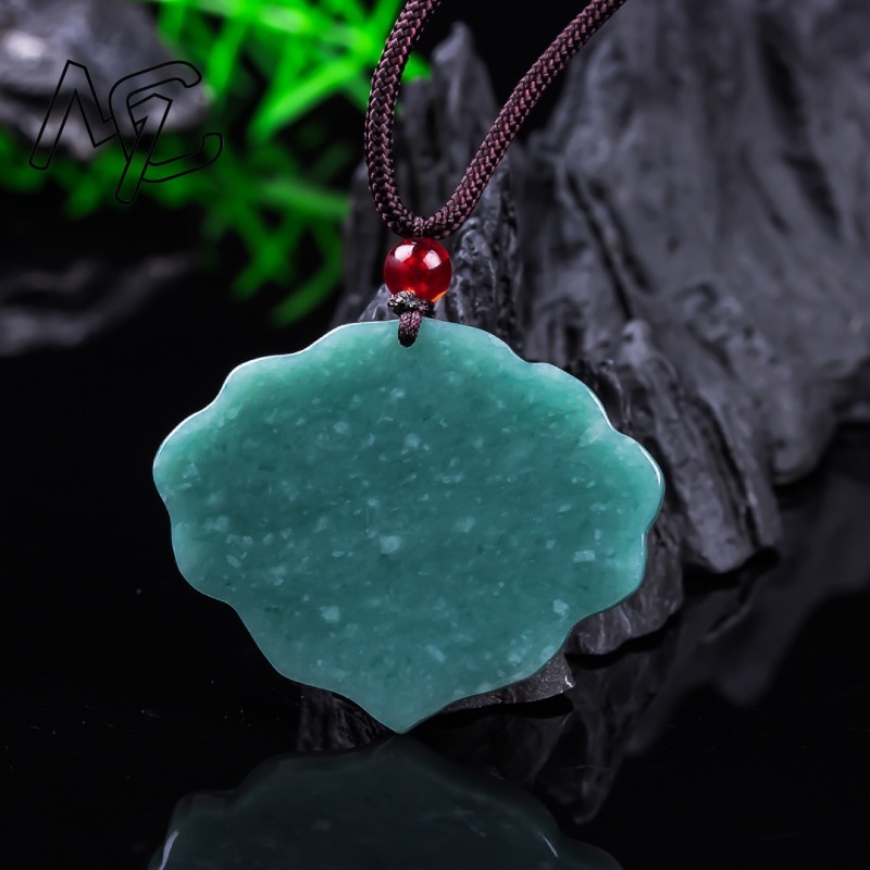 진짜 버마산 에메랄드 제이드 블루 워터 루이 연꽃 펜던 - Women'S Fashion Jewellery 리뷰 및 가격