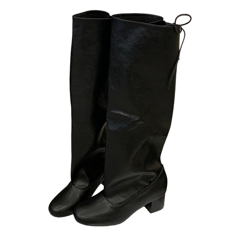 2027 신상 겨울 패션 디자인 레이스업 라운드 토 니 - Women'S Fashion Knee High Boots 리뷰 및 가격