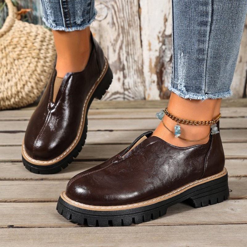 레트로 영국 스타일 여성화 봄 가을 굽 높은 싱글 슈즈 - Women'S Fashion Shoes 리뷰 및 가격