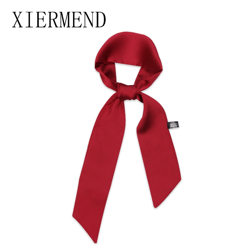 새로운 긴 가방 스카프 여성 헤어 밴드 레이디 액세서리 - Women Fashion Necktie 리뷰 및 가격