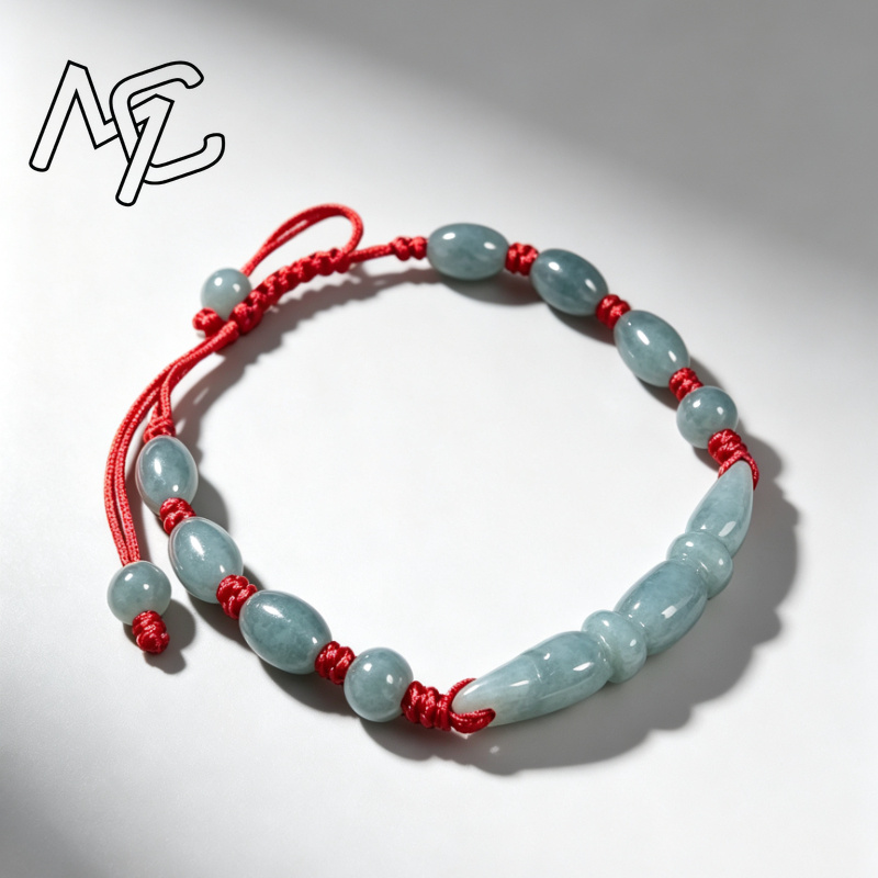 자연산 푸른색 물옥, 버마 에메랄드, 연근 모양의 매듭 - Women'S Fashion Jewellery 리뷰 및 가격