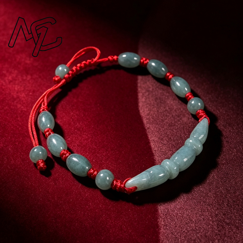 자연산 푸른색 물옥, 버마 에메랄드, 연근 모양의 매듭 - Women'S Fashion Jewellery 리뷰 및 가격
