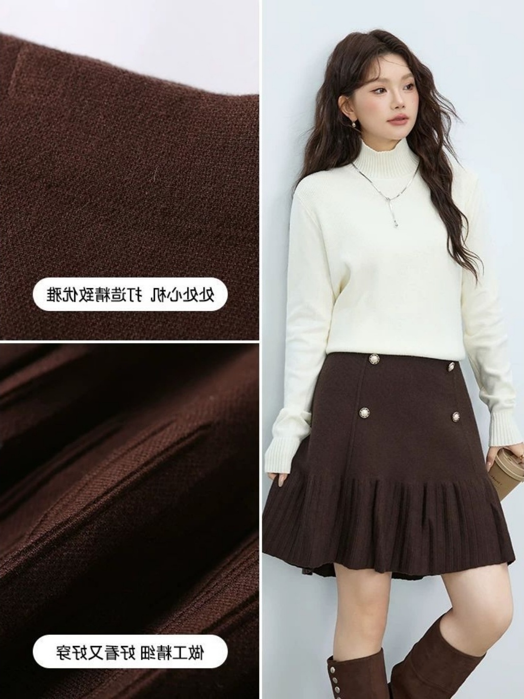 플러스 사이즈 A라인 미니스커트 하이웨이스트 플리츠 디 - Women Fashion Over The Years 리뷰 및 가격