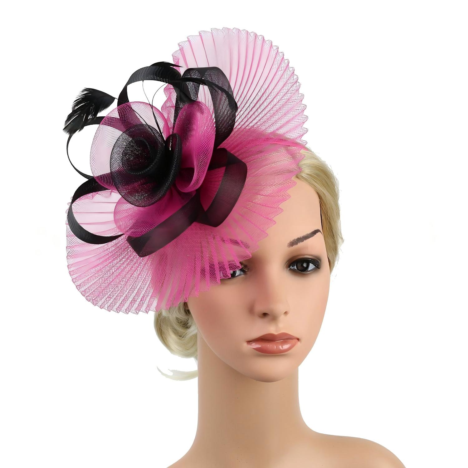 여성용 우아한 파시네이터 헤드웨어 칵테일 티 파티 켄터 - Women'S Fashion Kentucky Derby 리뷰 및 가격
